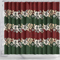 Hawaiian Hibiscus Christmas Color Shower Curtain Unique LT01 - Polynesian Pride