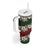 Hawaiian Hibiscus Christmas Color Tumbler With Handle Unique