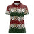 Hawaiian Hibiscus Christmas Color Women Polo Shirt Unique