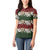 Hawaiian Hibiscus Christmas Color Women Polo Shirt Unique