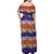 Hawaiian Hibiscus Family Matching Off Shoulder Maxi Dress and Hawaiian Shirt Orange and Purple Unique