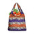 Hawaiian Hibiscus Grocery Bag Orange and Purple Unique