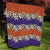 Hawaiian Hibiscus Quilt Orange and Purple Unique