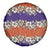 Hawaiian Hibiscus Spare Tire Cover Orange and Purple Unique