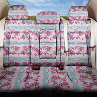 Monstera Tiare Plumeria Lei Pattern Back Car Seat Cover Pink Version LT01 One Size Pink - Polynesian Pride