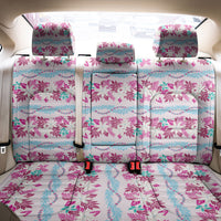 Monstera Tiare Plumeria Lei Pattern Back Car Seat Cover Pink Version LT01 - Polynesian Pride