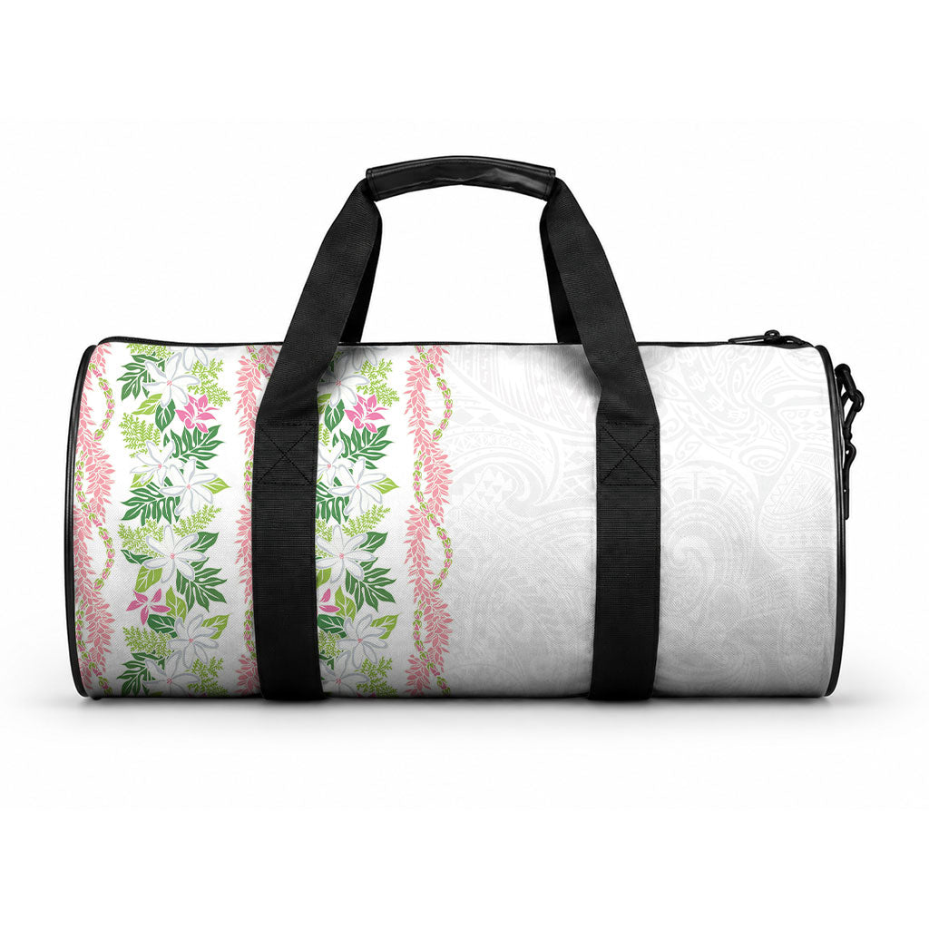 Monstera Tiare Plumeria Duffle Bag Green Polynesian Pattern LT01 One size Green - Polynesian Pride