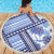 Hawaii Quilt Beach Blanket Kakau Polynesian Pattern Blue Version LT01 - Polynesian Pride