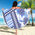 Hawaii Quilt Beach Blanket Kakau Polynesian Pattern Blue Version LT01 - Polynesian Pride