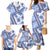 Hawaii Quilt Family Matching Mermaid Dress and Hawaiian Shirt Kakau Polynesian Pattern Blue Version LT01 - Polynesian Pride