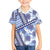 Hawaii Quilt Family Matching Off Shoulder Long Sleeve Dress and Hawaiian Shirt Kakau Polynesian Pattern Blue Version LT01 Son's Shirt Blue - Polynesian Pride