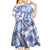 Hawaii Quilt Kid Short Sleeve Dress Kakau Polynesian Pattern Blue Version LT01 - Polynesian Pride