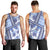 Hawaii Quilt Men Tank Top Kakau Polynesian Pattern Blue Version LT01 - Polynesian Pride