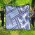 Hawaii Quilt Quilt Kakau Polynesian Pattern Blue Version LT01 - Polynesian Pride