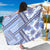 Hawaii Quilt Sarong Kakau Polynesian Pattern Blue Version LT01 One Size 44 x 66 inches Blue - Polynesian Pride