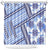 Hawaii Quilt Shower Curtain Kakau Polynesian Pattern Blue Version LT01 Blue - Polynesian Pride