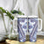 Hawaii Quilt Tumbler With Handle Kakau Polynesian Pattern Blue Version