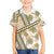 Hawaii Quilt Family Matching Off Shoulder Short Dress and Hawaiian Shirt Kakau Polynesian Pattern Gold Version LT01 Son's Shirt Gold - Polynesian Pride