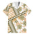 Hawaii Quilt Family Matching Short Sleeve Bodycon Dress and Hawaiian Shirt Kakau Polynesian Pattern Gold Version LT01 Dad's Shirt - Short Sleeve Gold - Polynesian Pride