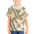 Hawaii Quilt Family Matching Short Sleeve Bodycon Dress and Hawaiian Shirt Kakau Polynesian Pattern Gold Version LT01 Son's Shirt Gold - Polynesian Pride