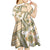 Hawaii Quilt Kid Short Sleeve Dress Kakau Polynesian Pattern Gold Version LT01 - Polynesian Pride