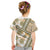 Hawaii Quilt Kid T Shirt Kakau Polynesian Pattern Gold Version LT01 - Polynesian Pride