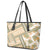 Hawaii Quilt Leather Tote Bag Kakau Polynesian Pattern Gold Version LT01 - Polynesian Pride