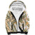 Hawaii Quilt Sherpa Hoodie Kakau Polynesian Pattern Gold Version LT01 Unisex Gold - Polynesian Pride