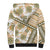 Hawaii Quilt Sherpa Hoodie Kakau Polynesian Pattern Gold Version LT01 - Polynesian Pride