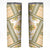 Hawaii Quilt Skinny Tumbler Kakau Polynesian Pattern Gold Version