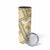 Hawaii Quilt Skinny Tumbler Kakau Polynesian Pattern Gold Version