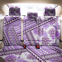 Hawaii Quilt Back Car Seat Cover Kakau Polynesian Pattern Lilac Version LT01 - Polynesian Pride