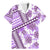 Hawaii Quilt Family Matching Mermaid Dress and Hawaiian Shirt Kakau Polynesian Pattern Lilac Version LT01 Dad's Shirt - Short Sleeve Purple - Polynesian Pride