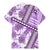 Hawaii Quilt Family Matching Mermaid Dress and Hawaiian Shirt Kakau Polynesian Pattern Lilac Version LT01 - Polynesian Pride