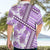 Hawaii Quilt Hawaiian Shirt Kakau Polynesian Pattern Lilac Version LT01 - Polynesian Pride