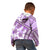 Hawaii Quilt Kid Hoodie Kakau Polynesian Pattern Lilac Version LT01 - Polynesian Pride