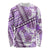 Hawaii Quilt Long Sleeve Shirt Kakau Polynesian Pattern Lilac Version LT01 Unisex Purple - Polynesian Pride