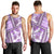 Hawaii Quilt Men Tank Top Kakau Polynesian Pattern Lilac Version LT01 - Polynesian Pride