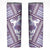 Hawaii Quilt Skinny Tumbler Kakau Polynesian Pattern Lilac Version