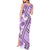 Hawaii Quilt Tank Maxi Dress Kakau Polynesian Pattern Lilac Version LT01 - Polynesian Pride