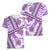 Hawaii Quilt Women V Neck T Shirt Kakau Polynesian Pattern Lilac Version LT01 - Polynesian Pride