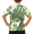 Hawaii Quilt Family Matching Off Shoulder Maxi Dress and Hawaiian Shirt Kakau Polynesian Pattern Olive Green Version LT01 - Polynesian Pride