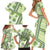 Hawaii Quilt Family Matching Short Sleeve Bodycon Dress and Hawaiian Shirt Kakau Polynesian Pattern Olive Green Version LT01 - Polynesian Pride