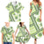 Hawaii Quilt Family Matching Summer Maxi Dress and Hawaiian Shirt Kakau Polynesian Pattern Olive Green Version LT01 - Polynesian Pride