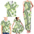 Hawaii Quilt Family Matching Tank Maxi Dress and Hawaiian Shirt Kakau Polynesian Pattern Olive Green Version LT01 - Polynesian Pride