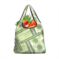 Hawaii Quilt Grocery Bag Kakau Polynesian Pattern Olive Green Version LT01 1-pack One Size Green - Polynesian Pride