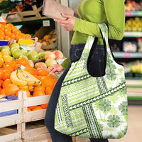 Hawaii Quilt Grocery Bag Kakau Polynesian Pattern Olive Green Version LT01 - Polynesian Pride