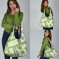 Hawaii Quilt Grocery Bag Kakau Polynesian Pattern Olive Green Version LT01 - Polynesian Pride