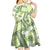 Hawaii Quilt Kid Short Sleeve Dress Kakau Polynesian Pattern Olive Green Version LT01 - Polynesian Pride