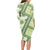 Hawaii Quilt Long Sleeve Bodycon Dress Kakau Polynesian Pattern Olive Green Version LT01 - Polynesian Pride